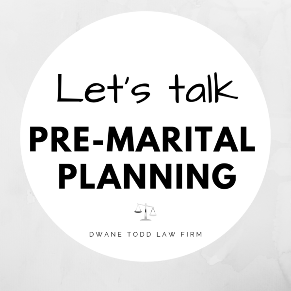 15. pre-martial planning